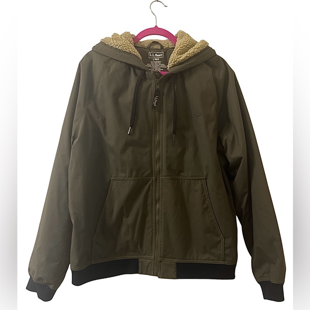 L.L. Bean Olive Green 3 Season Jacket - Picture 1 of 3